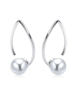 Silver Stud Earring STS-6128
